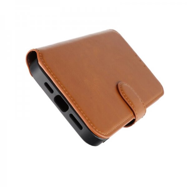 Rvelon iPhone 15 Pro Max Etui 4 Kortlommer MagSafe Brun