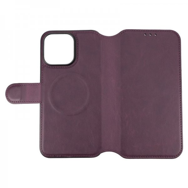 Rvelon iPhone 15 Pro Max Etui 4 Kortlommer MagSafe Lilla