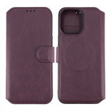 Rvelon iPhone 15 Pro Max Etui 4 Kortlommer MagSafe Lilla
