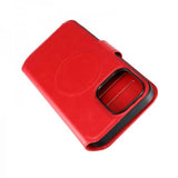 Rvelon iPhone 15 Pro Max Etui 4 Kortlommer MagSafe Rød