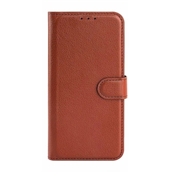 iPhone 15 Pro Max Etui med Støttefunktion Brun