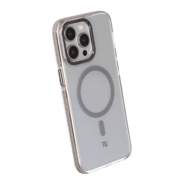 Rvelon iPhone 15 Pro Max Cover TPU MagSafe Grå