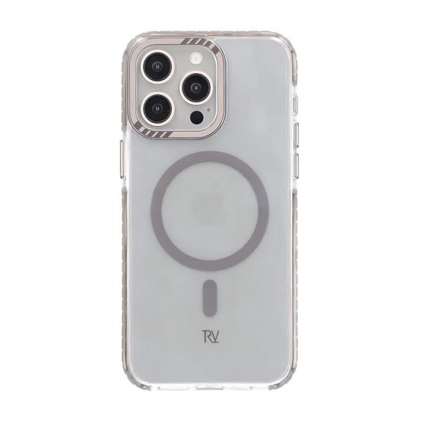 Rvelon iPhone 15 Pro Max Cover TPU MagSafe Grå