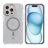 Rvelon iPhone 15 Pro Max Cover TPU MagSafe Grå