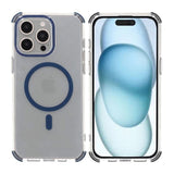 Rvelon iPhone 15 Pro Max Cover Forstærkede Hjørner Blå