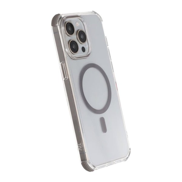 Rvelon iPhone 15 Pro Max Cover Forstærkede Hjørner Grå