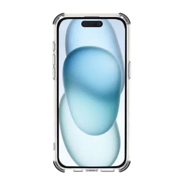 Rvelon iPhone 15 Pro Max Cover Forstærkede Hjørner Grå
