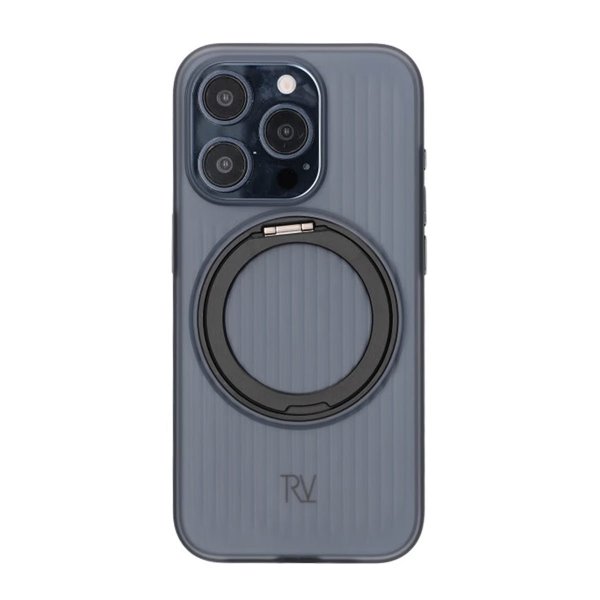 Rvelon iPhone 15 Pro Max Cover Roterbart MagSafe Stativ Sort