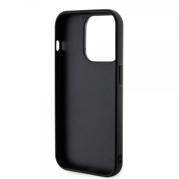 Karl Lagerfeld iPhone 15 Pro Max Cover 3D Rubber Karl Sort