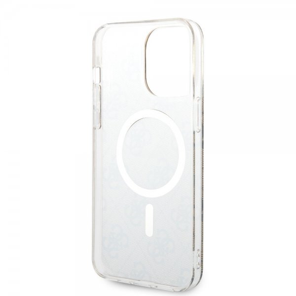 Guess iPhone 15 Pro Max Cover 4G Pattern MagSafe Brun