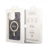 Guess iPhone 15 Pro Max Cover 4G Pattern MagSafe Sort