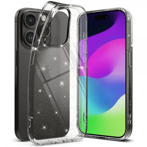 Ringke iPhone 15 Pro Max Cover Air Glitter Clear