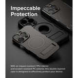 Ringke iPhone 15 Pro Max Cover Alle MagSafe Gun Metal