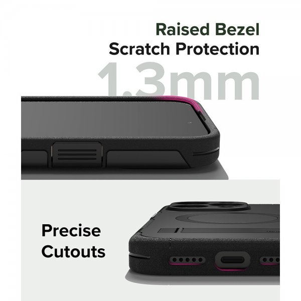 Ringke iPhone 15 Pro Max Cover Alle MagSafe Sort