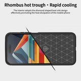 Mofi iPhone 15 Pro Max Cover Børstet Kulfibertekstur Sort