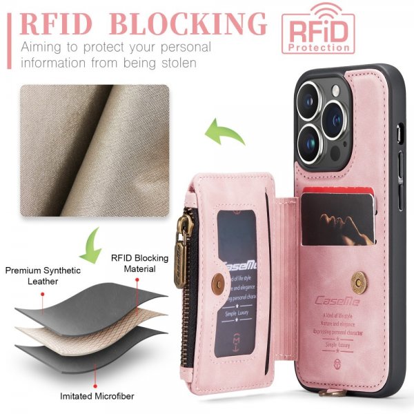 CaseMe iPhone 15 Pro Max Cover C20 Series Rosa