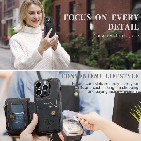 CaseMe iPhone 15 Pro Max Cover C20 Series Sort