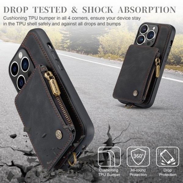 CaseMe iPhone 15 Pro Max Cover C20 Series Sort