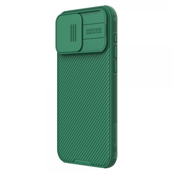 Nillkin iPhone 15 Pro Max Cover CamShield Grøn