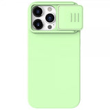 Nillkin iPhone 15 Pro Max Cover CamShield Silky Lysegrøn