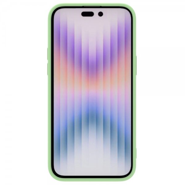 Nillkin iPhone 15 Pro Max Cover CamShield Silky Lysegrøn
