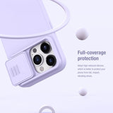 Nillkin iPhone 15 Pro Max Cover CamShield Silky Lysegrøn