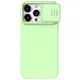 Nillkin iPhone 15 Pro Max Cover CamShield Silky MagSafe Lysegrøn
