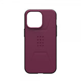 Urban Armor Gear (UAG) iPhone 15 Pro Max Cover Civilian MagSafe Bordeaux