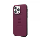 Urban Armor Gear (UAG) iPhone 15 Pro Max Cover Civilian MagSafe Bordeaux