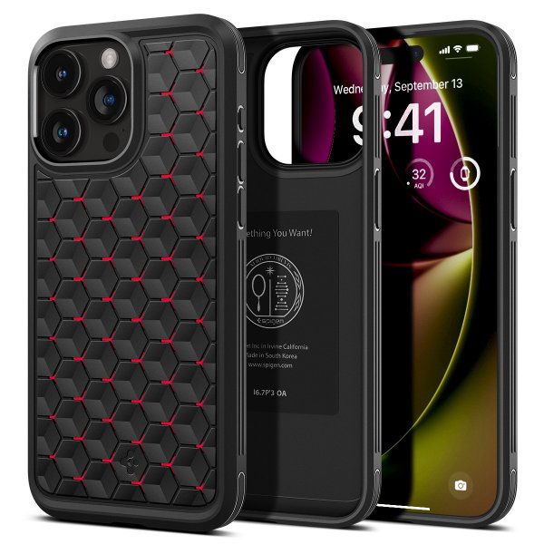 Spigen iPhone 15 Pro Max Cover Cryo Armor Cryo Red