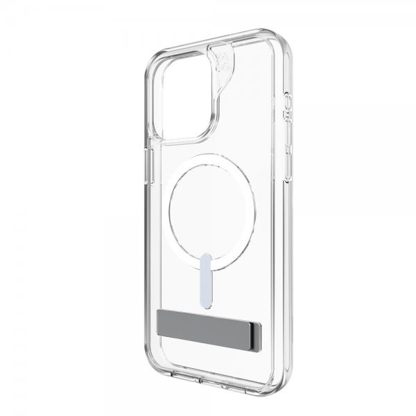 ZAGG iPhone 15 Pro Max Cover Crystal Palace Snap Kickstand Clear