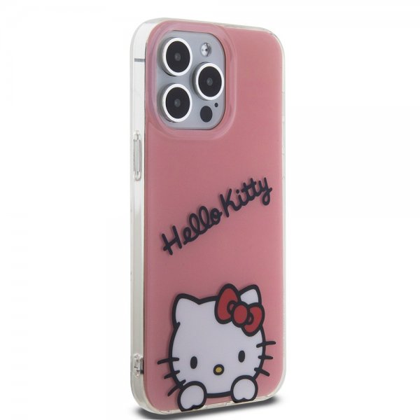 Hello Kitty iPhone 15 Pro Max Cover Daydreaming Crossbody Rosa