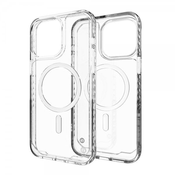 Clckr iPhone 15 Pro Max Cover Diamond MagSafe Transparent
