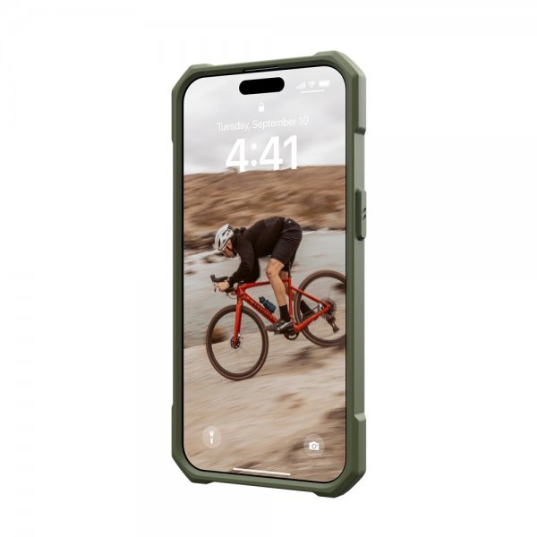 Urban Armor Gear (UAG) iPhone 15 Pro Max Cover Essential Armor MagSafe Olive Drab