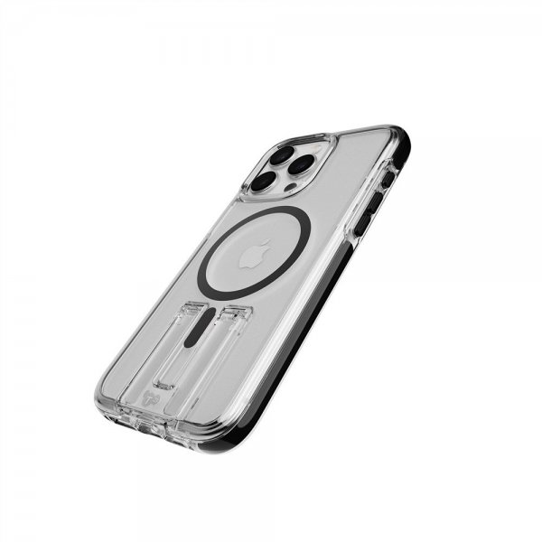 Tech21 iPhone 15 Pro Max Cover Evo Crystal Kick MagSafe Klar/Sort