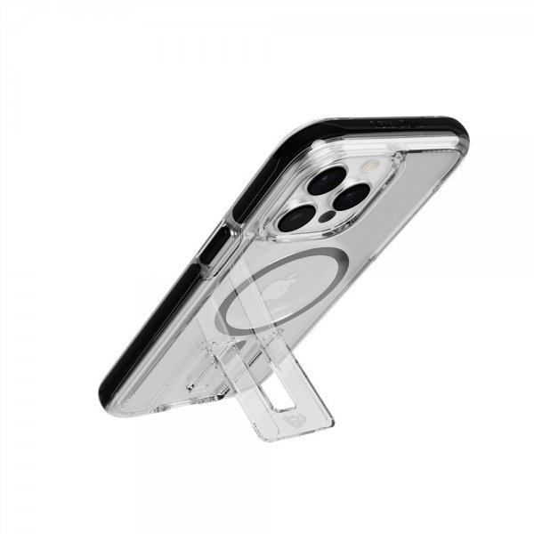 Tech21 iPhone 15 Pro Max Cover Evo Crystal Kick MagSafe Klar/Sort