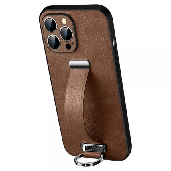 Sulada iPhone 15 Pro Max Cover Fashion Series Brun