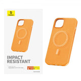 Baseus iPhone 15 Pro Max Cover Fauxther Series MagSafe Orange