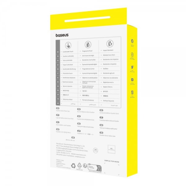 Baseus iPhone 15 Pro Max Cover Fauxther Series Sort