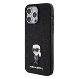 Karl Lagerfeld iPhone 15 Pro Max Cover Fixed Glitter Sort