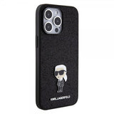 Karl Lagerfeld iPhone 15 Pro Max Cover Fixed Glitter Sort