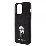 Karl Lagerfeld iPhone 15 Pro Max Cover Fixed Glitter Sort