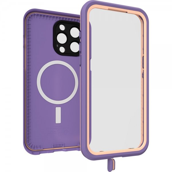 Otterbox iPhone 15 Pro Max Cover Fre MagSafe Rule of Plum