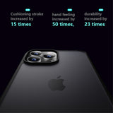 X-Level iPhone 15 Pro Max Cover Frostet Bagside Blå