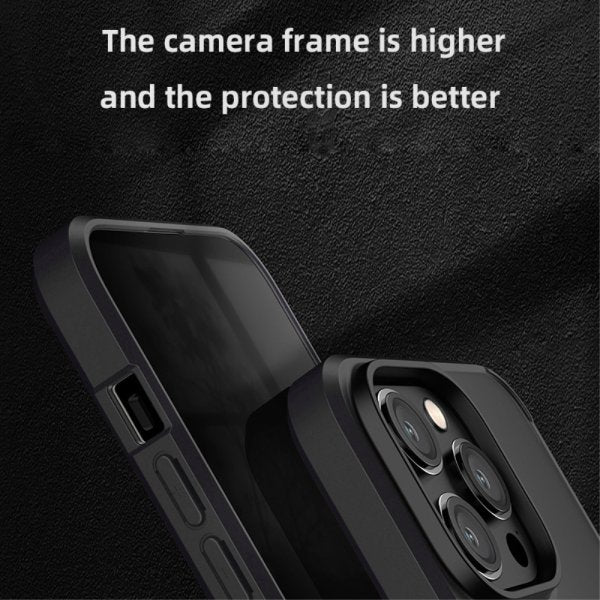 X-Level iPhone 15 Pro Max Cover Matteret Transparent Sort