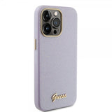 Guess iPhone 15 Pro Max Cover Fuld Glitter Indpakket Lilla