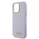 Guess iPhone 15 Pro Max Cover Fuld Glitter Indpakket Lilla