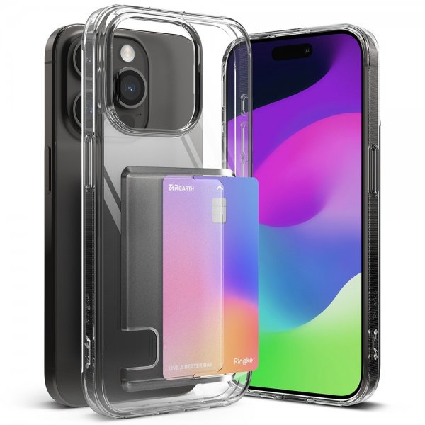 Ringke iPhone 15 Pro Max Cover Fusion Card Clear
