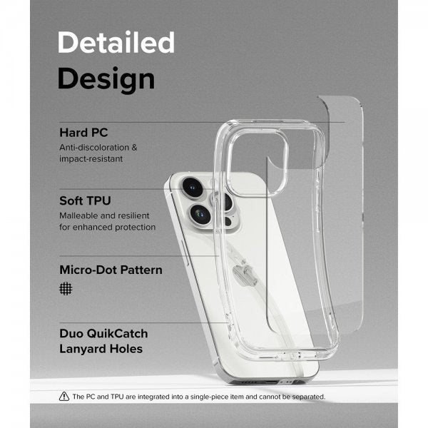 Ringke iPhone 15 Pro Max Cover Fusion Clear