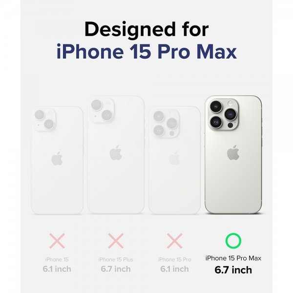 Ringke iPhone 15 Pro Max Cover Fusion Clear
